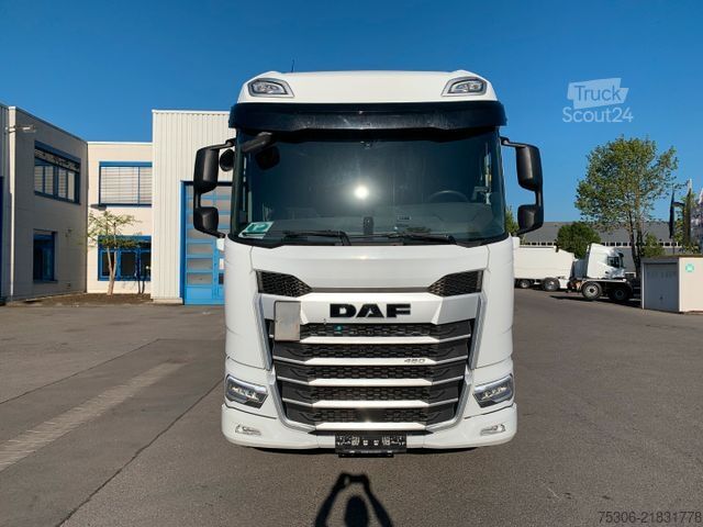 Autocamion cu cârlig pentru containere DAF FAN XF 480 VDL Abrollkipper