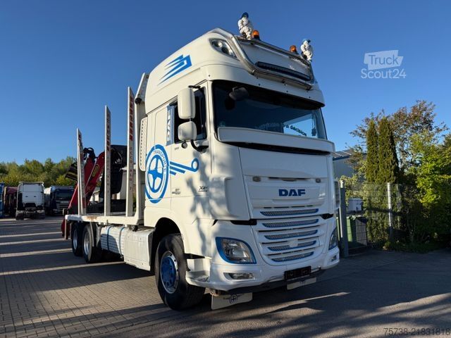 Kamion za izvlačenje drveta DAF XF510 6X4/INTARDER/Kran Palfinger Epsilon M13Z