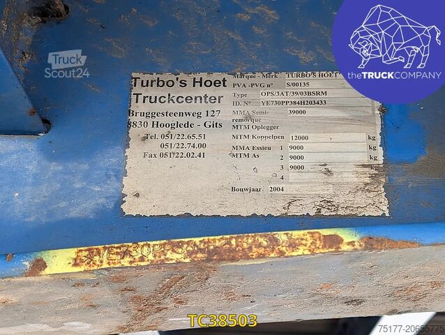 Přívěs na plošinu Turbos Hoet 