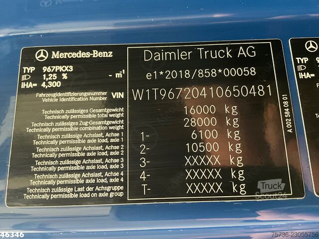  Mercedes-Benz Atego 1524 Euro 6 Atlas 10 Tonmeter laadkraan J...