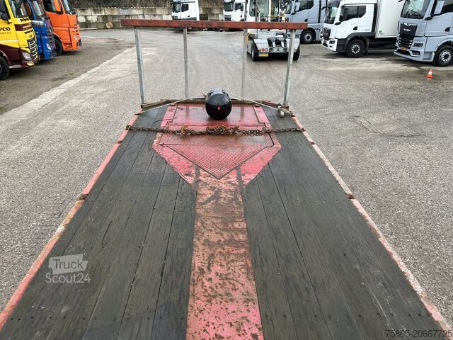 Platform aanhanger Nooteboom OVB-90-05 / 5 axle 12 Ton Hydraulic / BPW Drum ...