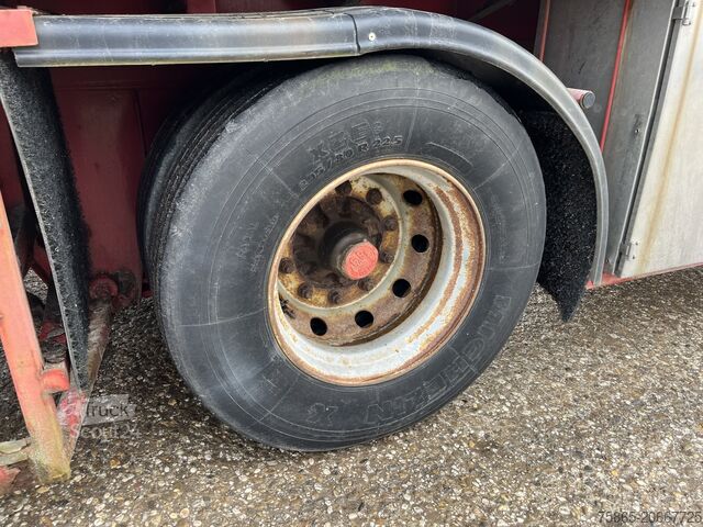 Platform aanhanger Nooteboom OVB-90-05 / 5 axle 12 Ton Hydraulic / BPW Drum ...