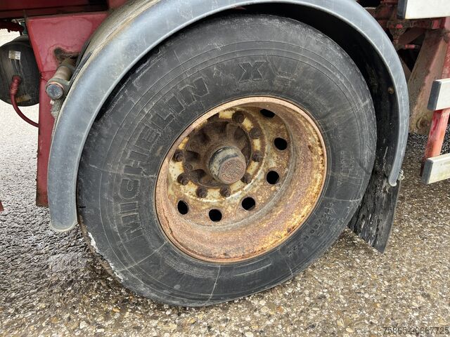 Platform aanhanger Nooteboom OVB-90-05 / 5 axle 12 Ton Hydraulic / BPW Drum ...