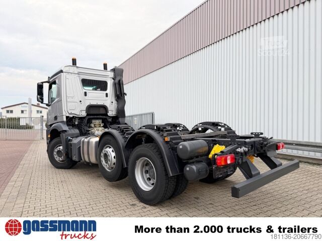 Châssis de camion Mercedes-Benz Arocs 2542 L 6x2/4, Vorlauflenk-/liftachse, Navi,