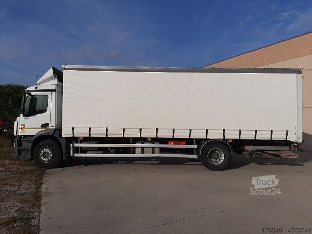 Camion platformă cu prelată Mercedes-Benz Antos 1830 L