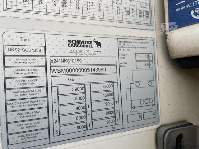 Transport chłodniczy/mrożony Schmitz Cargobull Fridge Thermoking SLXe Spectrum / Multitemp / S...