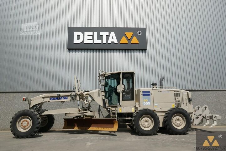 Grader Komatsu GD555-5 Ex-army