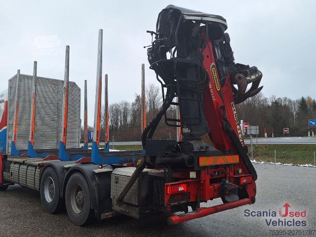 Holztransporter LKW Scania R 580 B6x4NB+Epsilon M12 Z