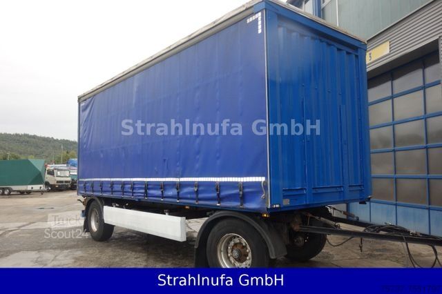 Ανοιχτό ρυμουλκούμενο με μουσαμά KRONE AZ Deichselanhänger *Edscha* BPW Achsen