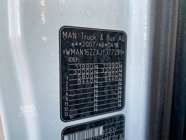 Kassevogn MAN TGM 12.290 4x2 BL | LBW*Spier*Kamera*Safety*AHK