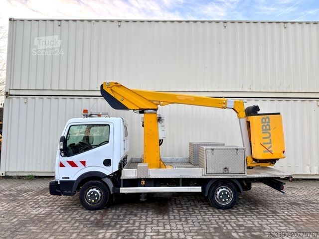 Werkplatform NISSAN Cabstar mit Klubb K26 Arbeitsbühne / 12 Meter