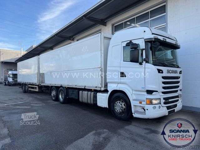 Kamyon şasisi SCANIA R 450 LB6x2*4MNB  Getränkeaufbau mit Anhänger