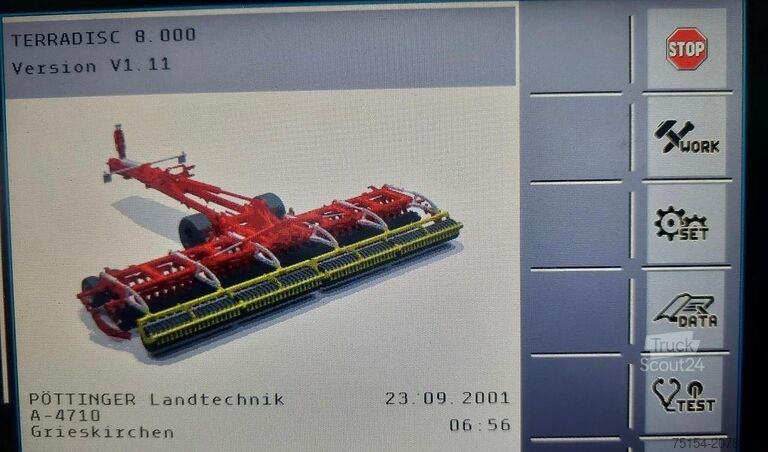 Kolutasta brana Pöttinger Terradisc 8001 T