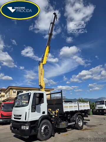 камион с кран Iveco EuroCargo 180E25K