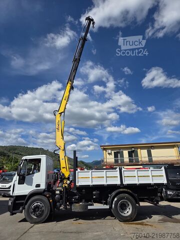 камион с кран Iveco EuroCargo 180E25K