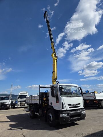 камион с кран Iveco EuroCargo 180E25K