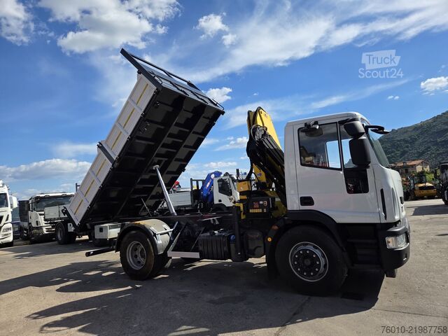 камион с кран Iveco EuroCargo 180E25K
