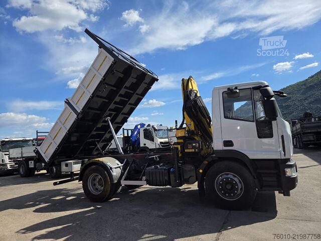 камион с кран Iveco EuroCargo 180E25K