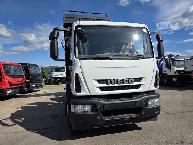 камион с кран Iveco EuroCargo 180E25K