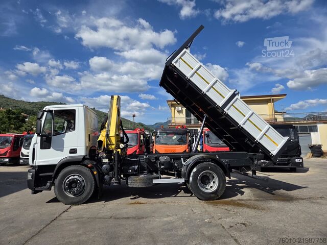 камион с кран Iveco EuroCargo 180E25K