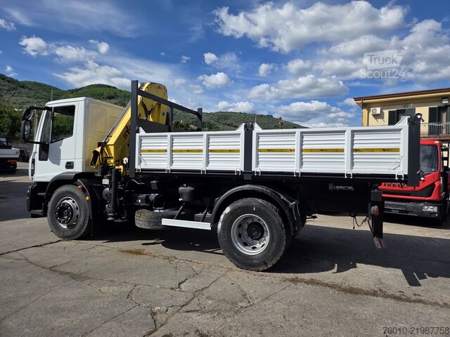 камион с кран Iveco EuroCargo 180E25K