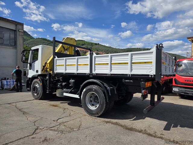камион с кран Iveco EuroCargo 180E25K
