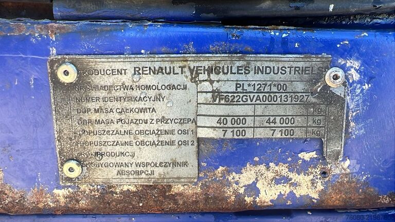 Standaard trekker Renault Premium 420 (BOITE MANUELLE / MANUAL GEARBOX)