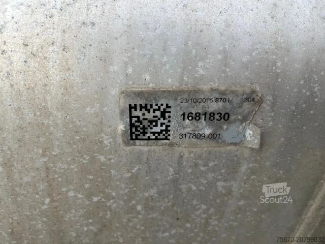 Rezervoar za gorivo DAF Brandstoftank Diesel 870L 1681830