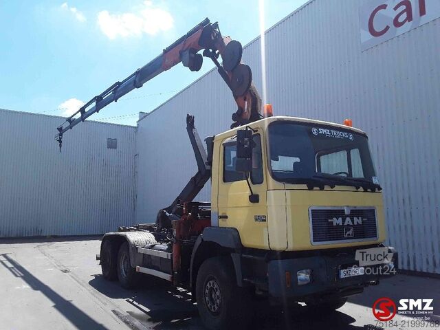 Přeprava kontejnerů Man 26.293 Palfinger Pk19000 /6 +remote
