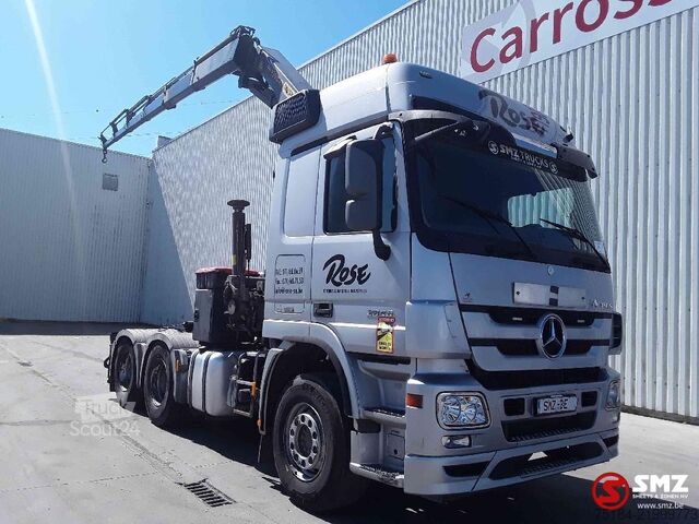 Mercedes Actros 2646 s jeřábem Palfinger PK23001/4 a dálkovým ovládáním Mercedes Actros 2646 Palfinger Pk23001/4remote