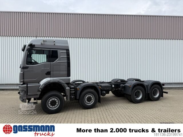 Châssis de camion MAN TGS 41.520 8x8 BB CH, Hohe Bauart, 6-Sitzer,