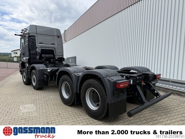 Châssis de camion MAN TGS 41.520 8x8 BB CH, Hohe Bauart, 6-Sitzer,
