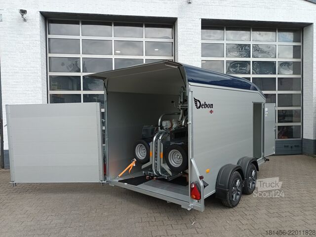 тентованный прицеп Debon Trailer schön blau Roadster 700 Alufelge direkt
