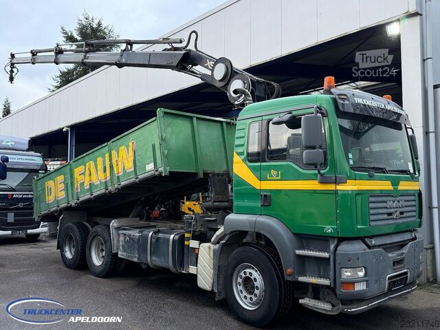 MAN TGA 26.390 6x4, manuální, HIAB 144 E-4 dálkově ovládaný TC11244 MAN TGA 26.390 6x4, Handgeschakeld, HIAB 144 E-4 Ra...