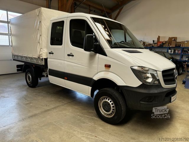 Фургон с брезентова завеса MERCEDES-BENZ Sprinter 316 CDI Doka 4x4 Allrad Plane