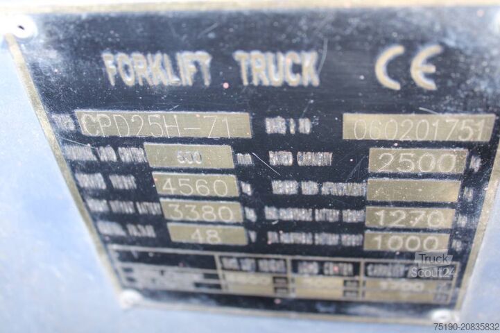 Forklift Hangscha CPD 25