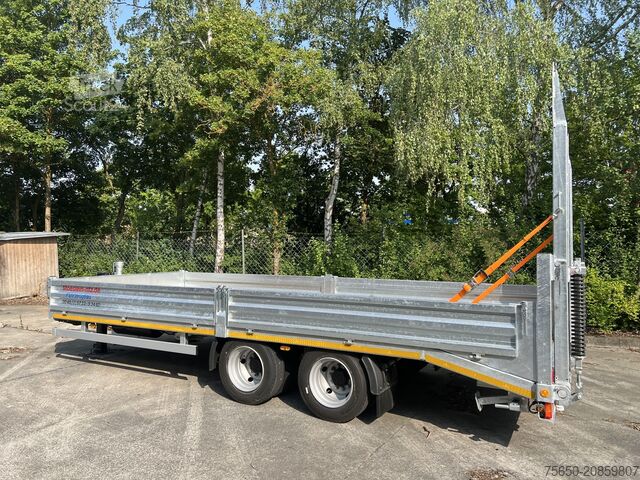 Alacsony rakodószintű pótkocsi Möslein TT 14 14,4 t Tandemtieflader, 7,20 m langNeufahrzeug