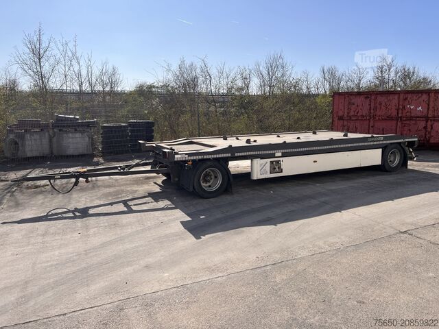 Alacsony rakodószintű pótkocsi Gergen TBCA 18H 2 Achs Kombianhänger- Tieflader