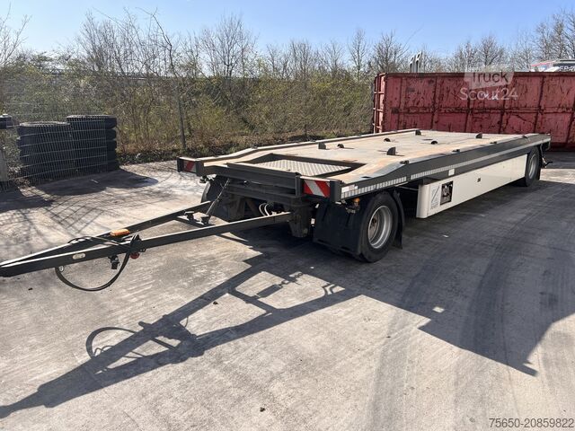 Alacsony rakodószintű pótkocsi Gergen TBCA 18H  2 Achs Kombianhänger- Tieflader