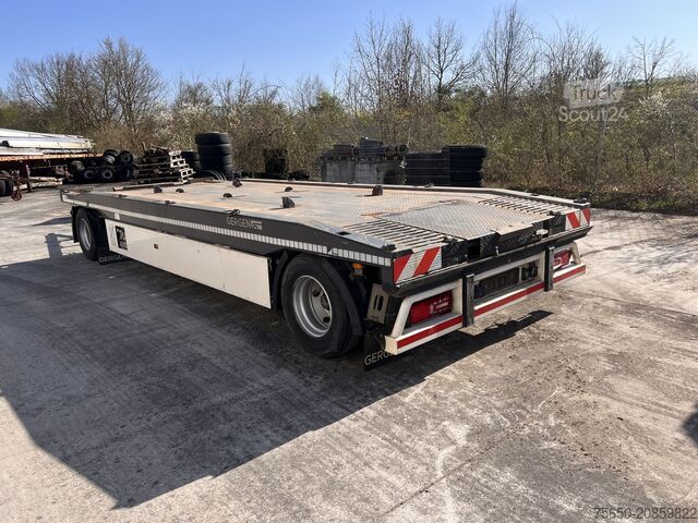 Alacsony rakodószintű pótkocsi Gergen TBCA 18H 2 Achs Kombianhänger- Tieflader