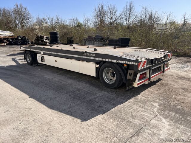 Alacsony rakodószintű pótkocsi Gergen TBCA 18H  2 Achs Kombianhänger- Tieflader