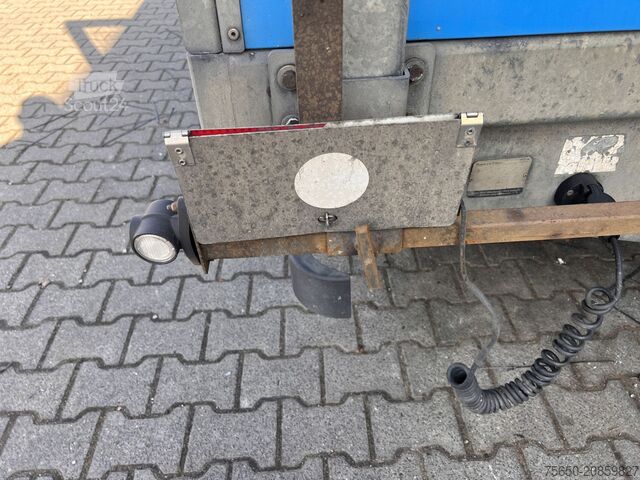 Alacsony rakodószintű pótkocsi Humbaur HBTZ 136224 TA-BS  13,6 t Tandemtieflader