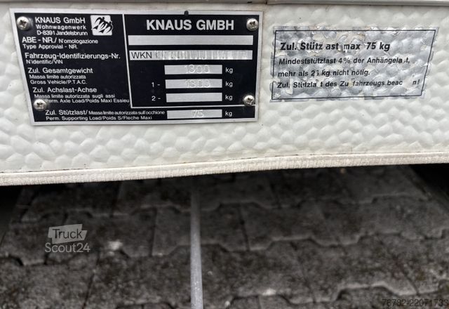 Caravan KNAUS AZUR 4107 aus 1. Hand