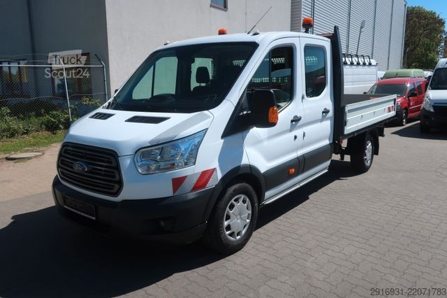 Pick-up skåpbil FORD Transit Pritsche 350 L3 Doka/Klima/1 Hand/Nr. 77