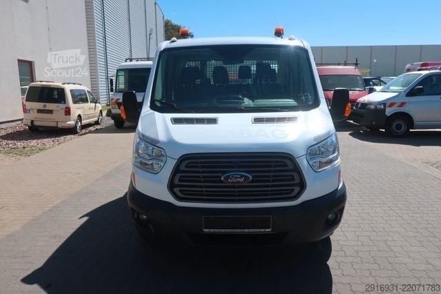 Pick-up skåpbil FORD Transit Pritsche 350 L3 Doka/Klima/1 Hand/Nr. 77