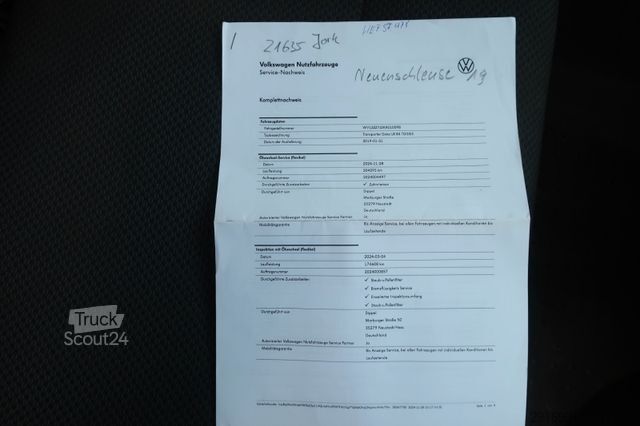 Pick-up varebil VOLKSWAGEN T6 Transporter Pritsche Doka lang Klima / Nr.177