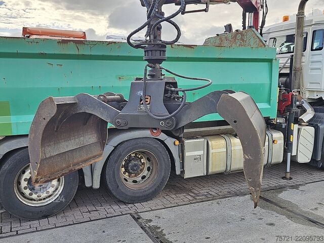 Kampókaros rendszer MAN 26.400 TGS 6X4H-4 EEV HMF CRANE