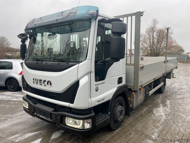 Pick-up furgons IVECO ML75E21/P Eurocargo E6 Pritsche,1.Hand,196Tkm