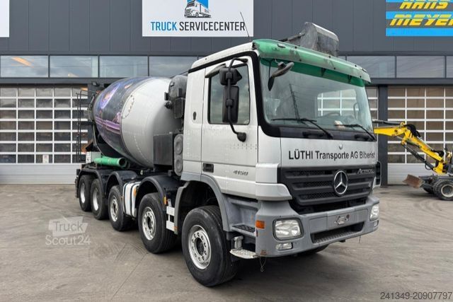 Camion malaxeur à béton MERCEDES-BENZ Actros 4450 V8 10x4 10m3