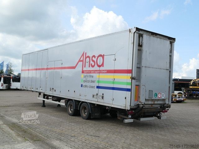 Kofferauflieger  Wiese, Autotransporter, Motorsport, Oldtimer